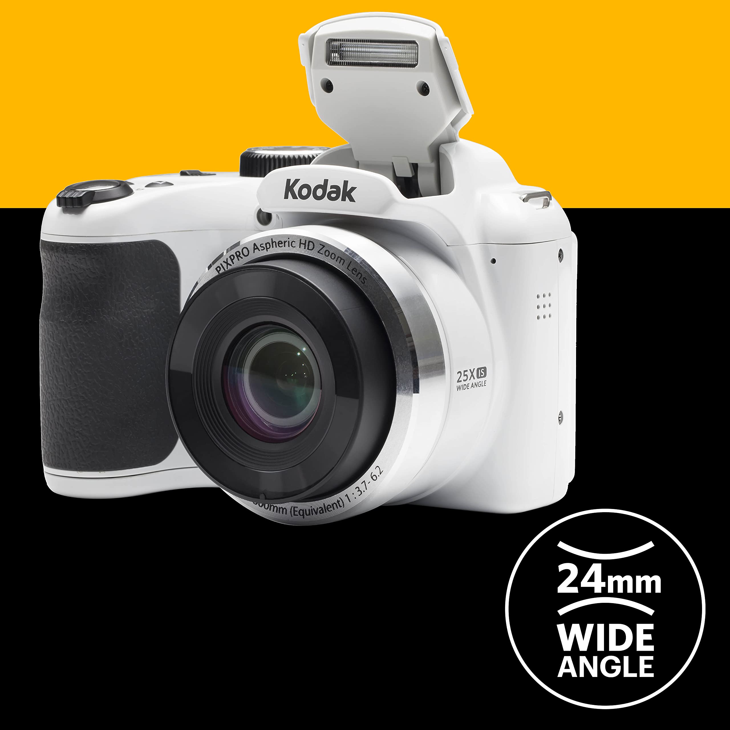 Kodak PIXPRO Astro Zoom AZ252-WH 16MP Digital Camera with 25X Optical Zoom and 3