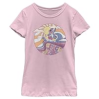 Disney Lilo Colorful Stitch Girls Short Sleeve Tee Shirt