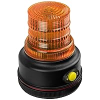 Blazer International 195C43A LED Warning Beacon with Magnetic Base, Amber