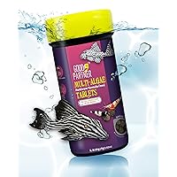 Purify Series for Algae Wafers Pleco Food, Spirulina Fish Food for Snails, Plecos, Algae Eaters and Bottom Feeders, Color Enhancing, All Natural Ingredients, 2.82oz (Pack of 1)