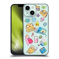Head Case Designs Officially Licensed Adventure Time Icons Graphics Soft Gel Case Compatible with Apple iPhone 13 Mini