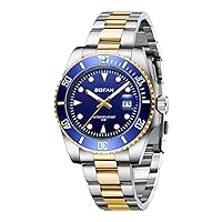 BOFAN Men's Watches Luxury Business Dress Men's Watch Analogue Quartz Stainless Steel Watch for Men with Date Waterproof Men's Watch