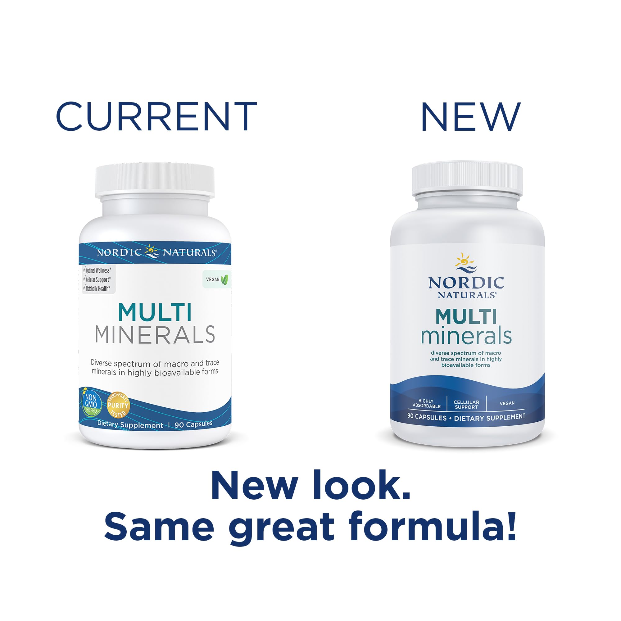 Nordic Naturals Multi Minerals, Unflavored - 90 Capsules - 11 Essential Minerals - Optimal Health & Wellness - Certified Vegan - Non-GMO - 30 Servings