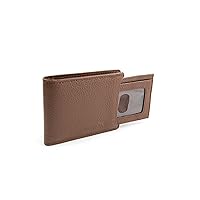 Men's Wallet Leather Billfold RFID Pebbled Brown