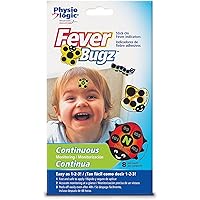 Fever-Bugz Indicator, Allows to Continuously Monitor Fever or Temperature for Up to 48 Hours, Colorful Stick-on that is Safe, Accurate, and Fast