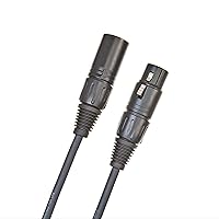 D'Addario XLR Cable - XLR Microphone Cable - XLR Male to XLR Female - Classic Series Balanced Mic Cable - 10 Feet/3.05 Meters - 1 Pack