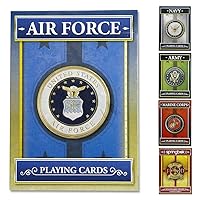 Springbok - United States Air Force Playing Cards - Officially Licensed 52 Playing Card Deck - Made in USA