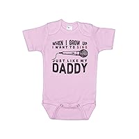 Singing Onesie/When I Grow Up I Want To Sing Just Like Daddy/Unisex Bodysuit