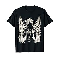 Goth Fairy Witch Fairycore Horror Occult Dark Art Aesthetic T-Shirt