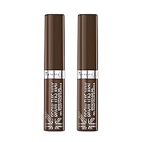 Rimmel Brow This Way Brow Styling Gel With Argan Oil, Medium Brown, 2 Count