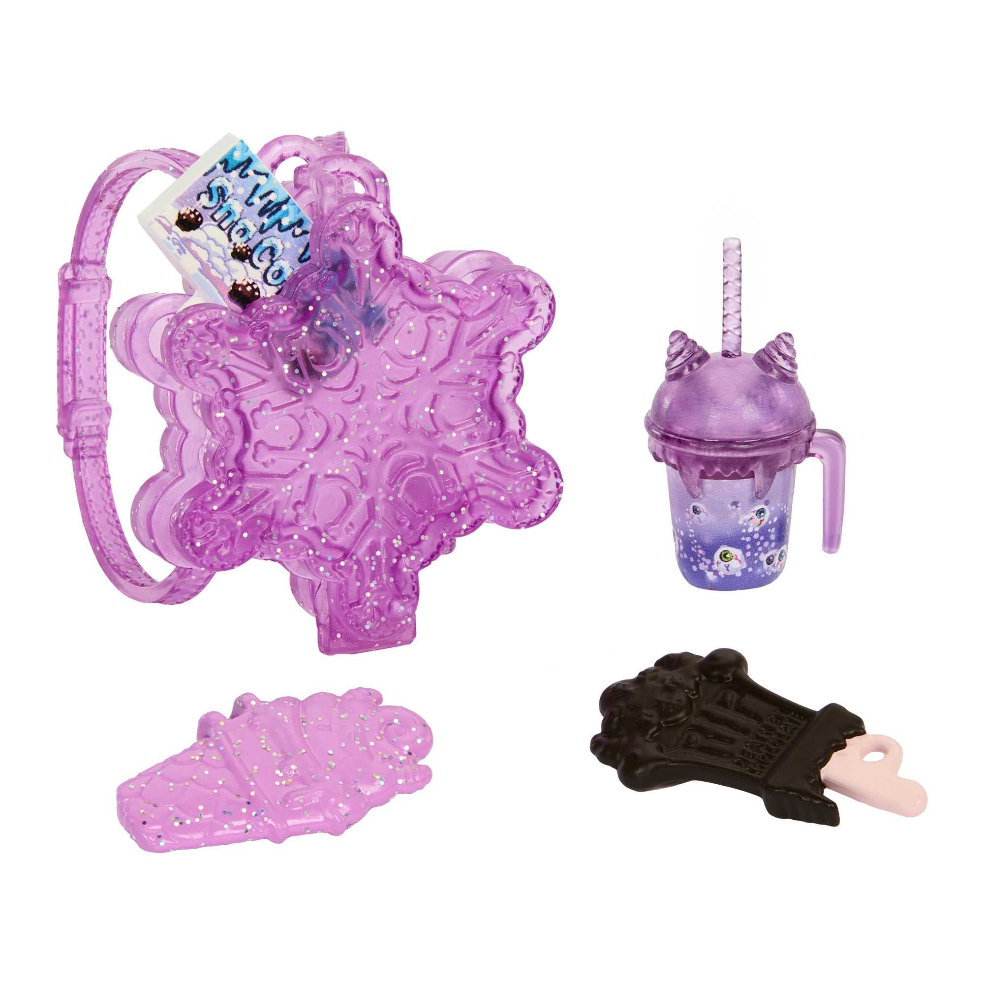 Monster High Doll, Abbey Bominable Yeti with Pet Mammoth Tundra & Accessories Including Furry Scarf & Snowflake Backpack