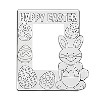 Color Your Own Easter Picture Frame - Crafts for Kids and Fun Home Activities