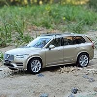 Scale Model Cars Scale 1:18 for Volvo XC90 Off-Road SUV Alloy Die-Casting Finished Car Model Collection Vehicle Models Toy Car Model (Size : Gold)