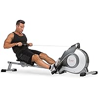Sunny Health & Fitness Magnetic Rowing Machine w 53.4
