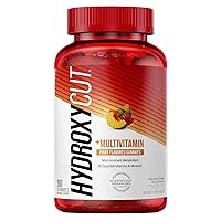 Hydroxycut Gummies - 99% Caffeine Free - Metabolize Carbs, Proteins & Fats - Includes 15 Essential Vitamins & Minerals - for Women & Men