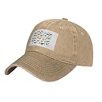 NEZIH Stylish Learning Alphabets with Dinosaurs Print Trucker Sports Hat Soccer Hat Adjustable Baseball Caps Hats