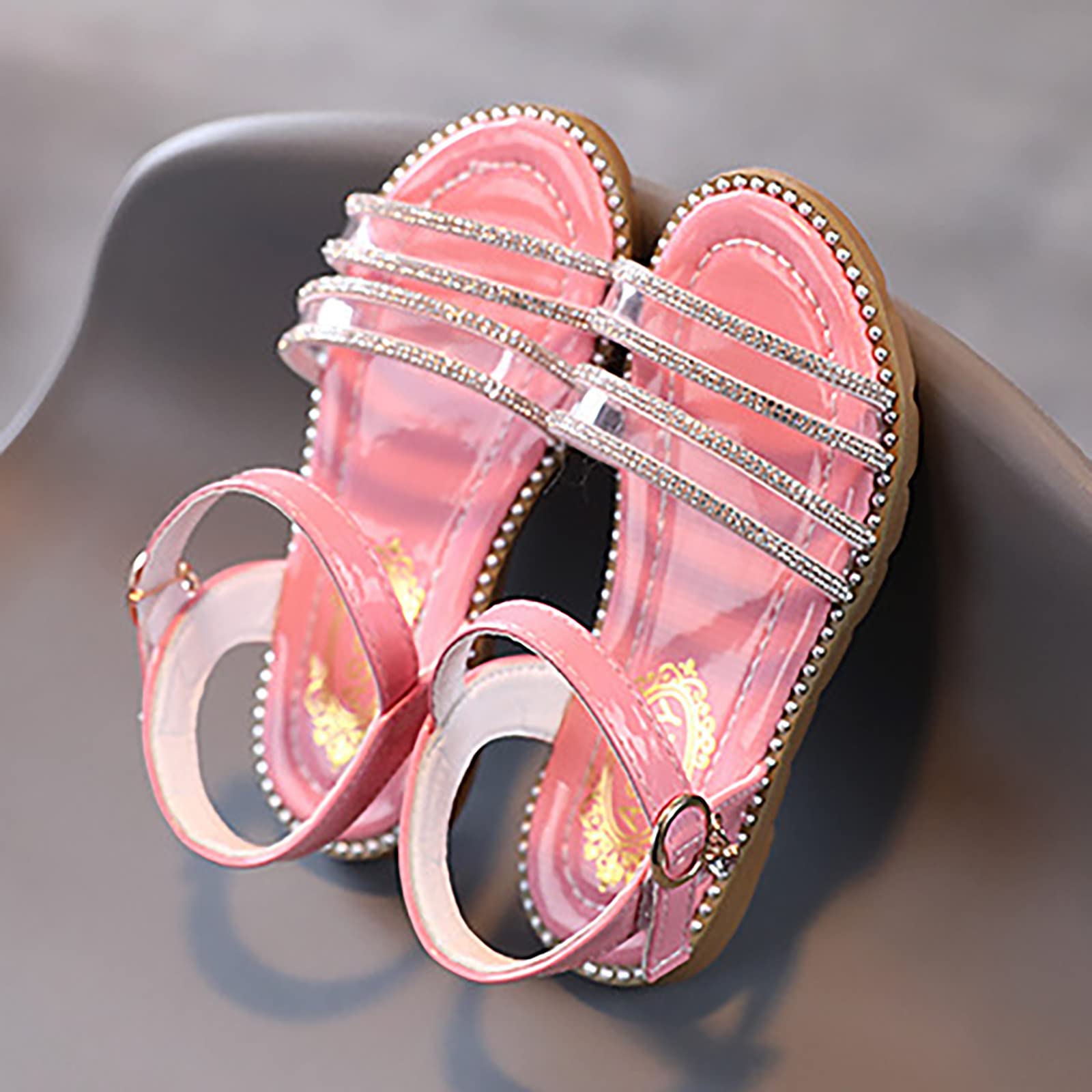 Shoe Slipper Fashion Spring Summer Children Sandals Girls Flat Open Toe Buckle Light And Robe for Girls And Slippers