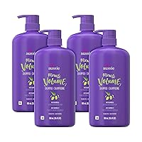 Aussie For Fine Hair Paraben-free Miracle Volume Shampoo With Plum & Bamboo, 30.4 Fl Oz (Pack of 4)