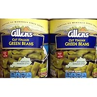 2 Pack of Allens Kentucky Wonder Cut Italian Green Beans: America's Leading Flat Beans