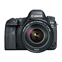 Canon EOS 6D Mark II DSLR Camera with EF 24-105mm USM Lens, WiFi Enabled Black Canon EOS 6D Mark II DSLR Camera with EF 24-105mm USM Lens, WiFi Enabled Black