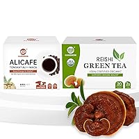 Maca Energy Coffee and Reishi Mushroom Green Tea