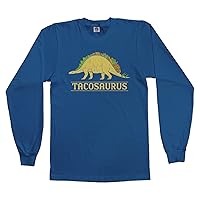 Threadrock Kids Tacosaurus Dinosaur Taco Youth Long Sleeve T-Shirt