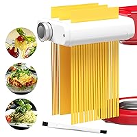 Pasta Maker Attachment for Kitchenaid/Cuisinart Stand Mixers, 3 in 1 Noodle Maker Pasta Roller Fettuccine Spaghetti Cutter and Cleaning Brush, Kitchen aid Accessories- Pasta Roller and Cutter Set