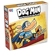 University Games | Dog Man Adventures Lenticular 100 Piece Puzzle