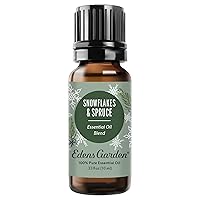 Edens Garden Snowflakes & Spruce Limited Edition Holiday Essential Oil Synergy Blend, 100% Pure Therapeutic Grade (Undiluted Natural/Homeopathic Aromatherapy Scented Essential Oil Blends) 10 ml