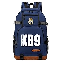 Benzema Large Capacity Laptop Backpack with Frontal Pocket-Lightweight Graphic Bookbag Daily Rucksack