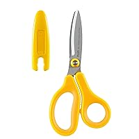 PLUS Japan Fitcut Curve Kids Scissors, Left-Handed, Yellow
