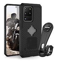 Rokform - Galaxy S20 Ultra Rugged Case + Motorcycle Handlebar Phone Mount