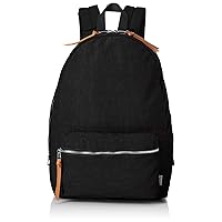 Konna Design CD191103-01 01 Washer Nylon Daypack, Lightweight, Compatible with A4 Size, Black