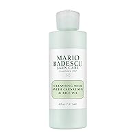Mario Badescu Cleansing Milk with Carnation, Rice Oil & Vitamin E - No Rinse Liquid Makeup Remover Cleanser with Milky Formula For Skin Care and Gentle Cleansing Experience