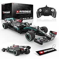 Licensed RC Series,R/C 1:18 Mercedes-AMG F1 W11 EQ Performance Remote Control Car, Electric Sport Racing Hobby Toy Car, Model Vehicle for Boys and Girls Teens and Adults Gift (Black)