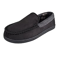 Hanes Boy's ComfortSoft Knit Venetian Indoor/Outdoor Moccasin Slipper