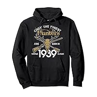 Hunter Born In 1939 Birthday Gift Deer Hunting Since 1939 Pullover Hoodie
