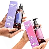 Hot Oil Treatment with Rice Water for Hair - Hot Oil Treatment for Hair Dry and Damage with 6.76oz Hair Growth Spray
