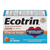 ECOTRIN ADULT LOW DOSE 81MG (45 tablets)