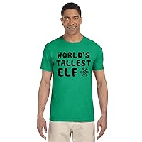 AW Fashions World's Tallest Elf - Funny Elf Christmas Tee Elves Premium Men's T-Shirt