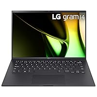 LG gram 14-inch Lightweight Laptop, Intel Evo Edition - 13th Gen Intel Core﻿ Processor i7-1360P, 16GB RAM, 512GB SSD, Black
