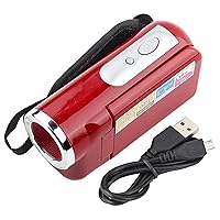 Kids Digital Camera,Portable Children Kids 16X HD Digital Video Camera Camcorder with TFT LCD Sceen(Red)