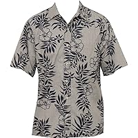 Made in USA Men's Mini Tahitian Reverse Aloha Shirt