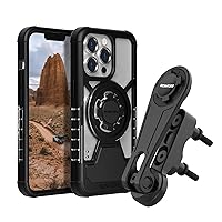 Rokform - iPhone 13 Pro Crystal Case + Motorcycle Perch Phone Mount