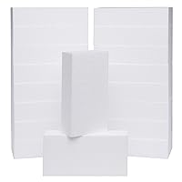 1 Inch Thick Foam Board Sheets - 6 Pack 17x11 Inch Polystyrene Rectangles  for DIY Crafts, Insulation, Sculptures, Models (White)