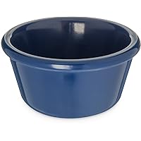 Carlisle FoodService Products Plastic Ramekins, Sauce Bowl For Catering, Kitchen, Restaurant, 3 Ounces, Cobalt Blue, (Pack of 48)