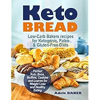 Keto Bread: Low-Carb Bakers recipes for Ketogenic, Paleo, & Gluten-Free Diets. Perfect Keto Buns, Muffins, Cookies and Loaves for Weight Loss and Healthy Eating! Keto Bread: Low-Carb Bakers recipes for Ketogenic, Paleo, & Gluten-Free Diets. Perfect Keto Buns, Muffins, Cookies and Loaves for Weight Loss and Healthy Eating! Paperback
