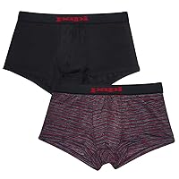 papi Men's Brazilian Cool Trunk Boxer Briefs Pack of 2 Comfort Fitting Underwear
