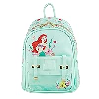 Disney The Little Mermaid 11 Inch Vegan Leather Mini Backpack