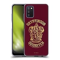 Head Case Designs Officially Licensed Harry Potter Gryffindor Quidditch Deathly Hallows X Soft Gel Case Compatible with Samsung Galaxy A03s (2021)